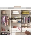 Регулируем рафт за съхранение телескопичен с вендузи прибиращ се 50-80см